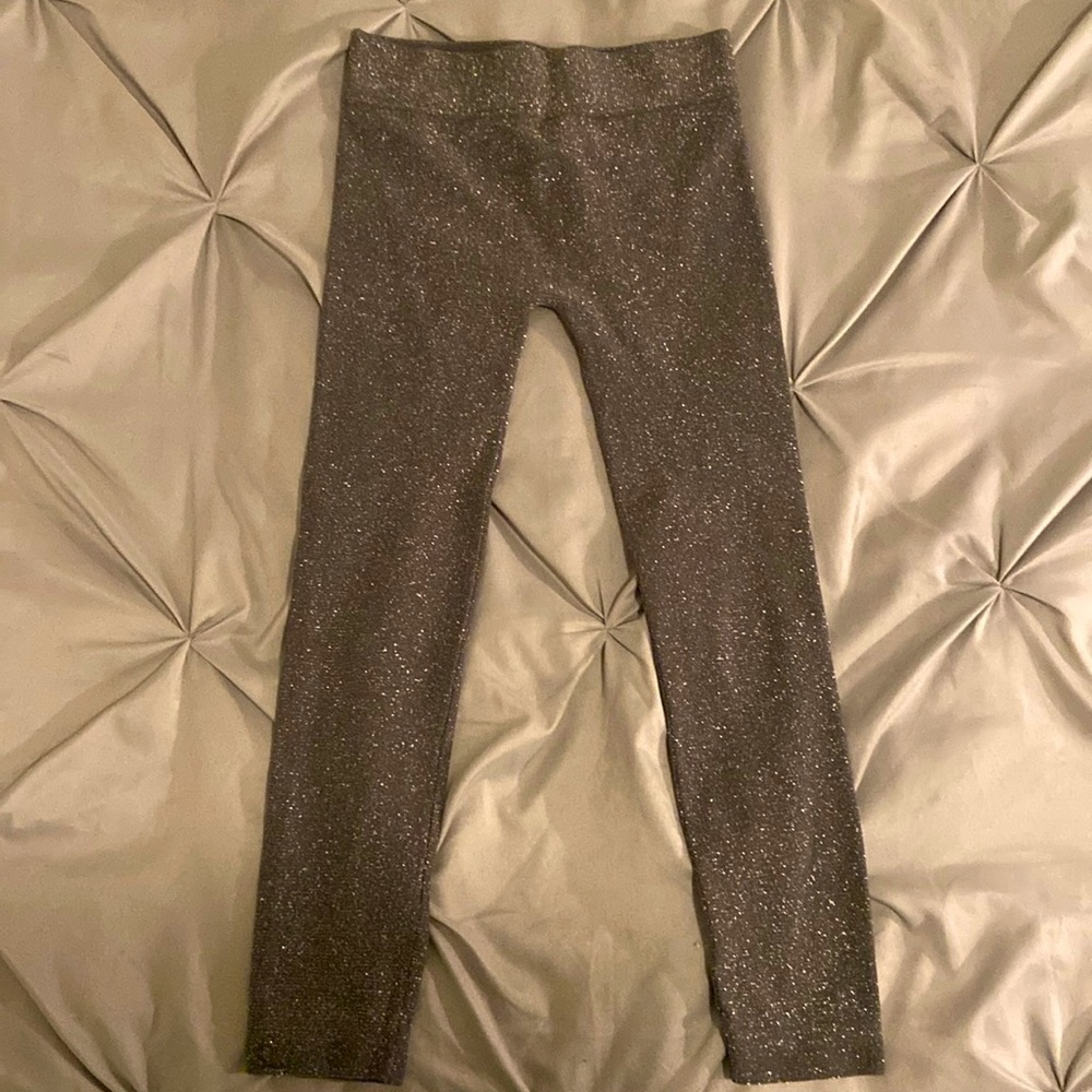 Phat Buddha sparkling by silver cropped leggings